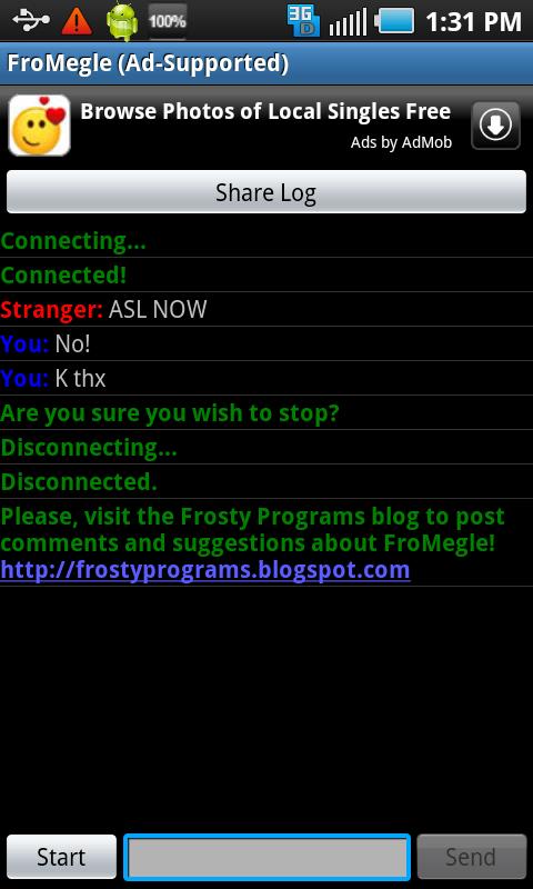 FroMegle Lite (Ad-Supported) Android Communication