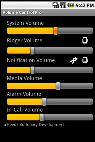 Volume Control Pro Android Tools