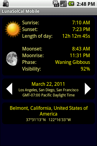 LunaSolCal Mobile Android Tools