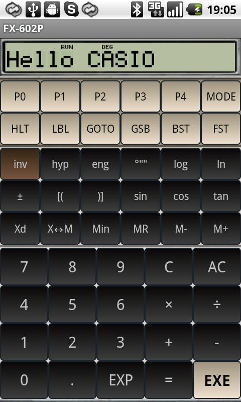CASIO FX-602P Calculator