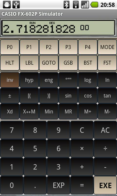 CASIO FX-602P Calculator Android Productivity