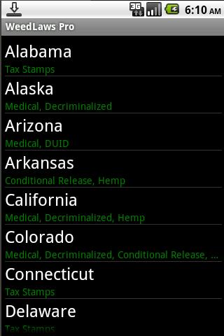WeedLaws: Marijuana Law Guide Android Lifestyle