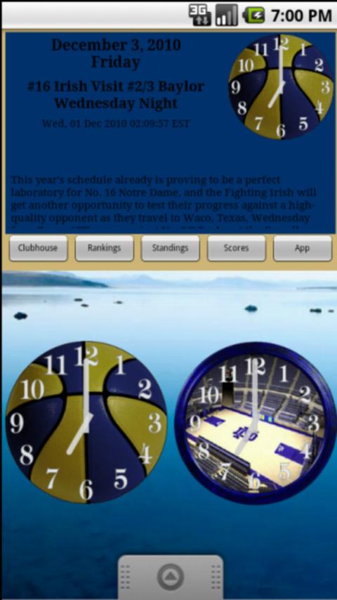 Fighting Irish Womens BBall Android Sports