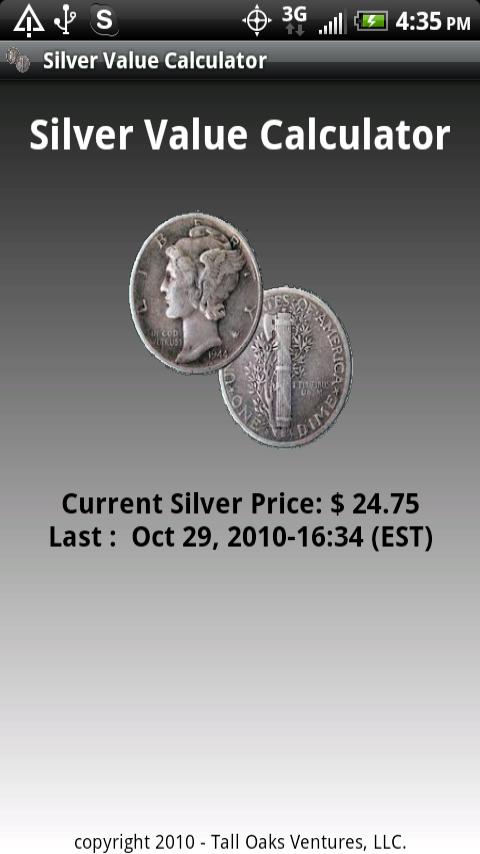 Silver Value Calculator