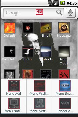 NIN Trent Reznor Android Personalization