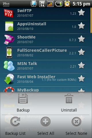 App Backup & Reinstall