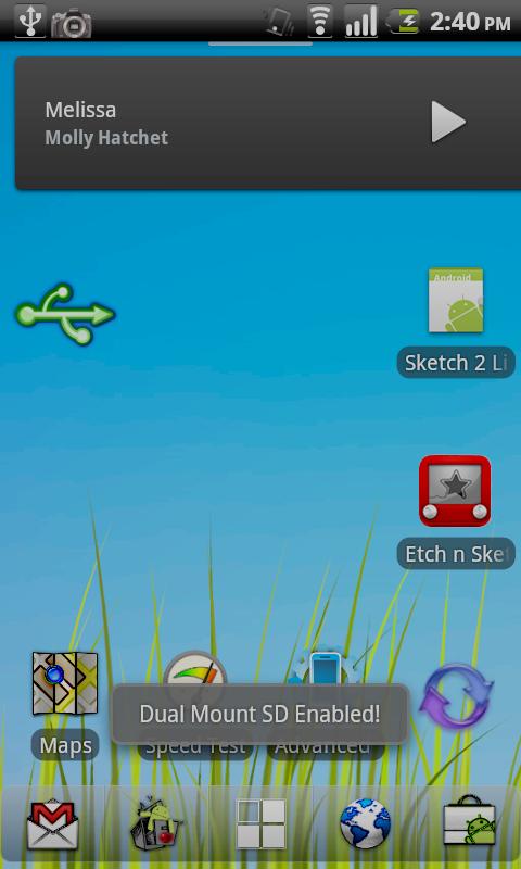 Dual Mount SD Widget Android Tools