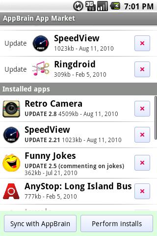 AppBrain Market Sync Android Tools