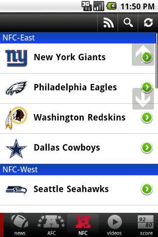 National Football News Centre Android Sports