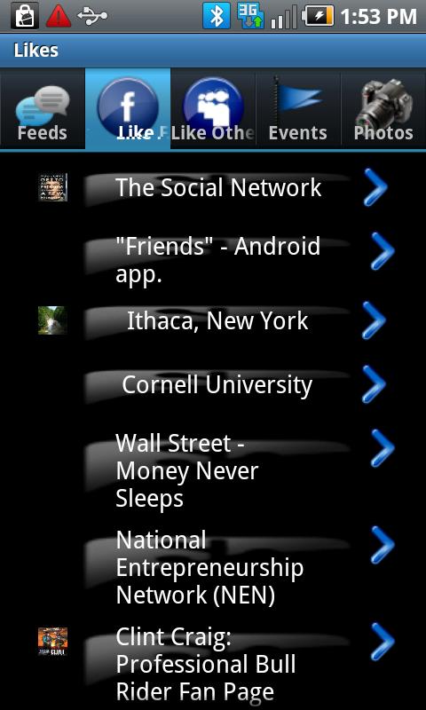 Friends – Facebook Android Social