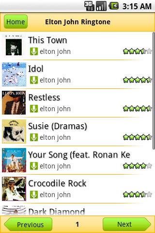 Elton John Ringtone Android Entertainment