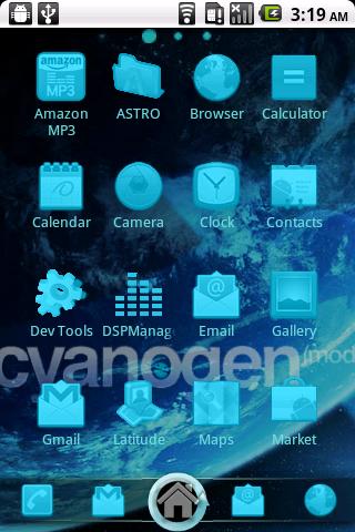 CyanogenMod ADW Theme Android Personalization