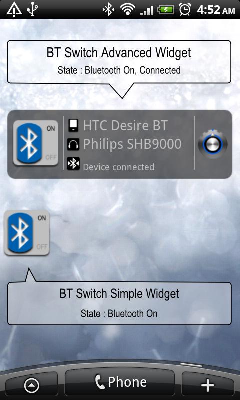 BT Switch Android Productivity