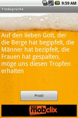 German Drinking Toasts Android Entertainment