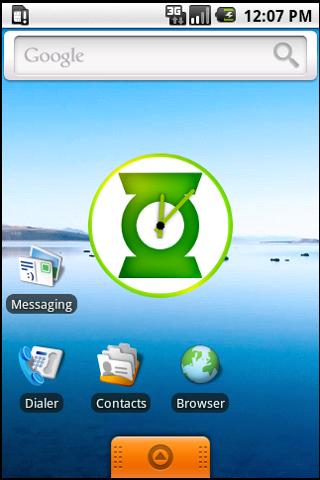 Green Lantern Clock Android Entertainment