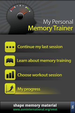 Memory Trainer Android Brain & Puzzle