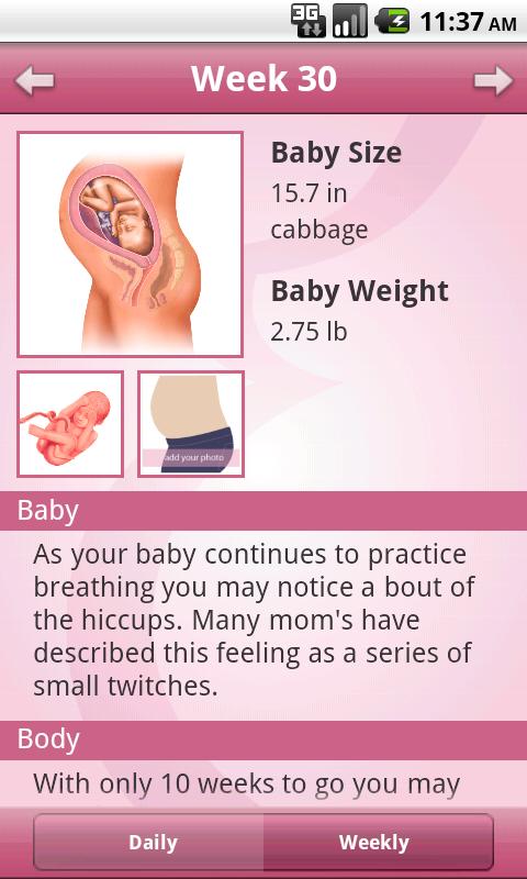 BabyBump (Pregnancy App) Android Health & Fitness