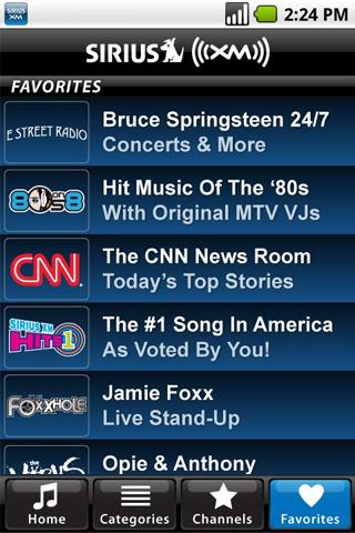 SIRIUS XM Premium Online Android Media & Video