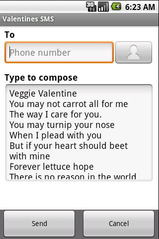 Valentines SMS Android Libraries & Demo