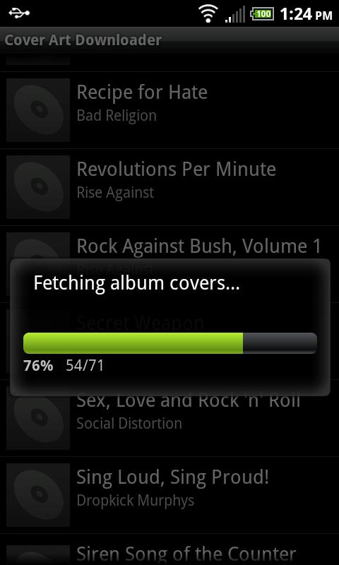 Cover Art Downloader Android Music & Audio