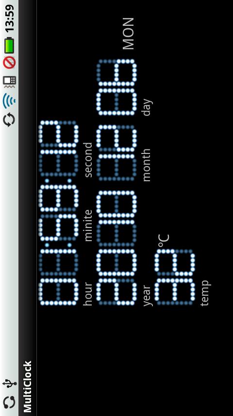 MultiClock Android Lifestyle