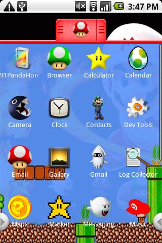 Super Mario Bros Theme Bonus Android Personalization