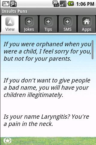 Insults Puns Android Social