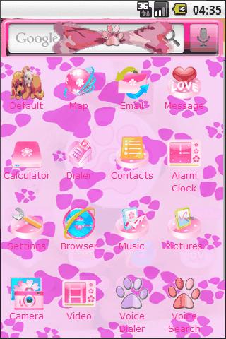 Puppy Love Android Personalization