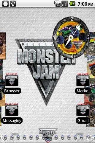 Monster Jam Theme Android Personalization