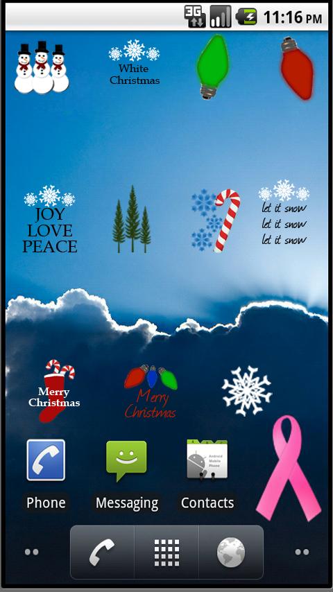 Christmas Decor Sticker Pack Android Lifestyle