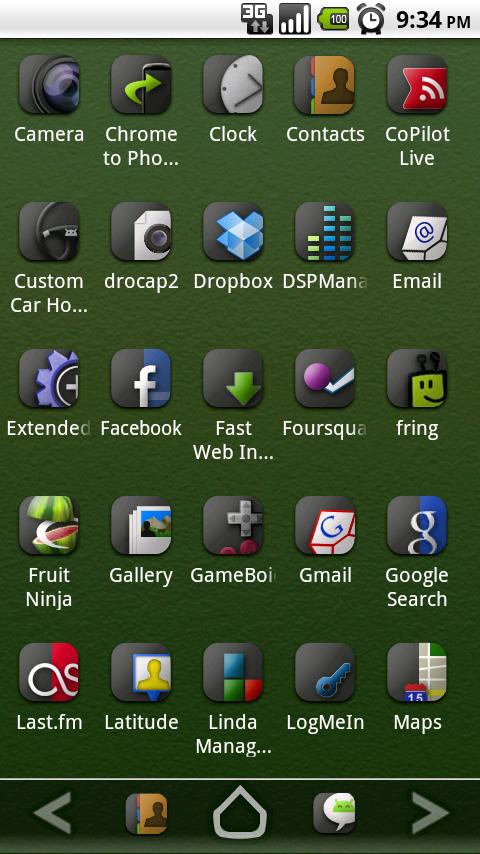 Fluxed ADW Theme Android Personalization