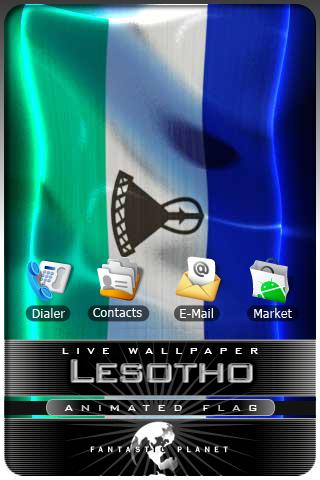 LESOTHO LIVE FLAG