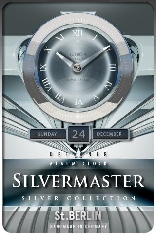 SILVERMASTER clock widget them Android Lifestyle