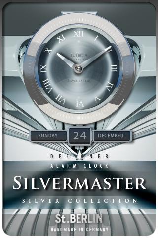 SILVERMASTER clock widget them