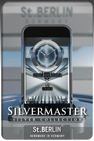 SILVERMASTER clock widget them Android Lifestyle