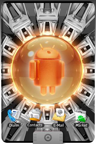 DROID ORANGE live wallpapers Android Lifestyle