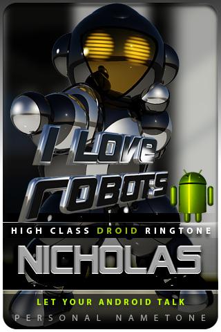 nicholas nametone droid Android Media & Video