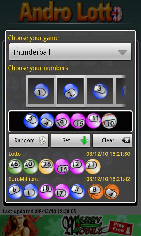 Andro Lotto UK Android Entertainment