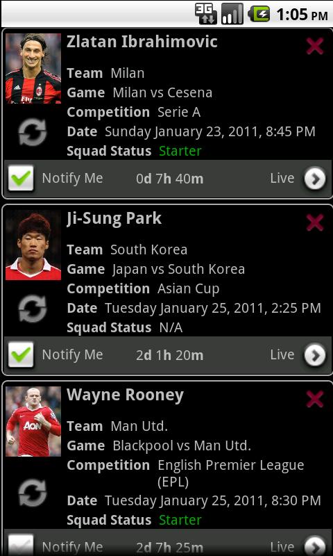 GamePlan (Ad) Android Sports