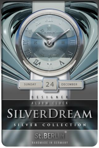 SILVERDREAM clock widget theme Android Lifestyle