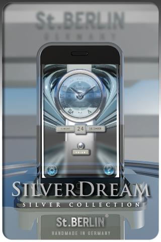 SILVERDREAM clock widget theme Android Lifestyle