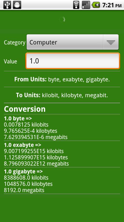 Auto unit converter