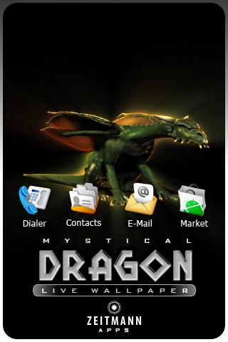 DRAGON mystic live wallpapers Android Lifestyle