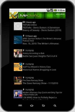 Mediafly for Tablets Android Media & Video