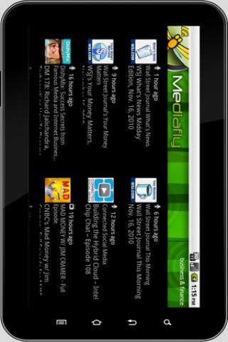 Mediafly for Tablets Android Media & Video