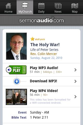 SermonAudio Android Edition Android Books & Reference