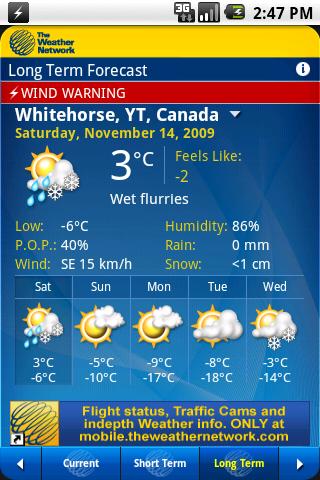 WeatherEye Android Weather