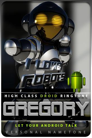GREGORY nametone droid Android Multimedia