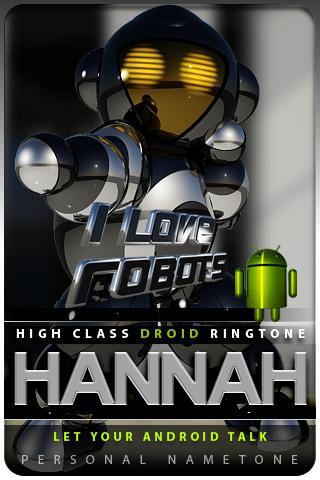 hannah nametone droid Android Multimedia