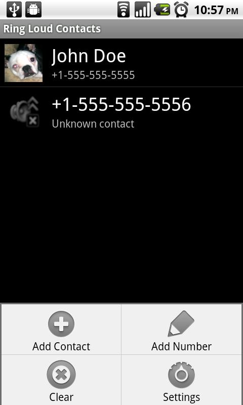 Ring Loud Contacts Android Tools